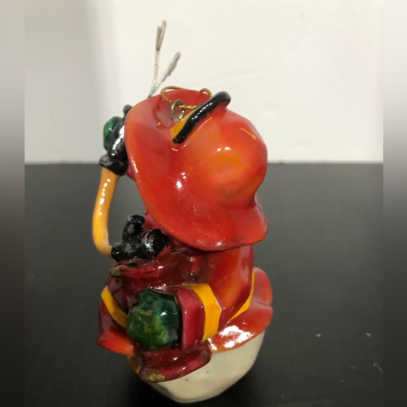 Fireman Snowman Christmas Ornament Roman Inc NWT - Picture 3 of 11